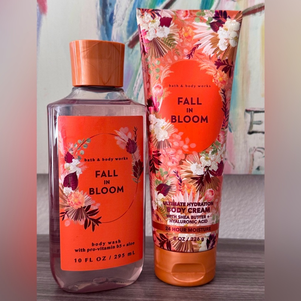 Fall In Bloom Body Wash and Lotion Bath and Body Works